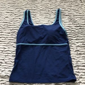 Cherokee size 12 blue swim top